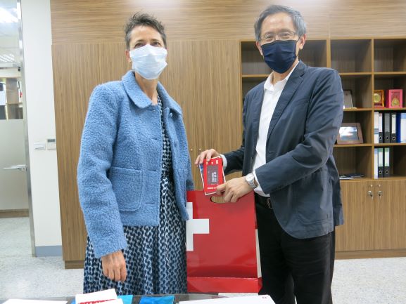 Deputy Director Béatrice Latteier of the Trade Office of Swiss Industries in Taipei visited DIA of Academia Sinica